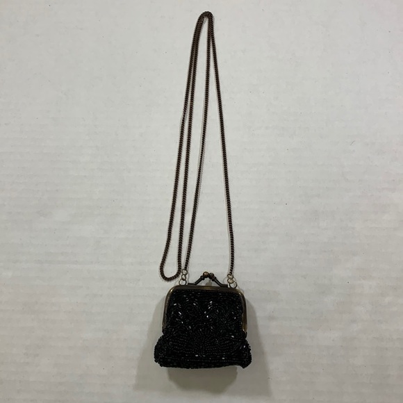 Accessories - Vintage/Antique Beaded Crossbody Coin Purse